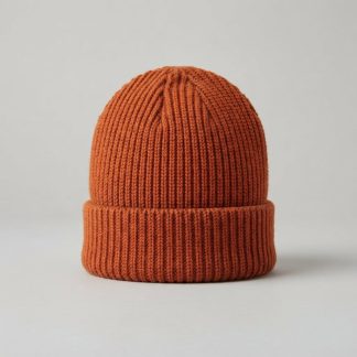 Everyday Rust Merino Wool Beanie