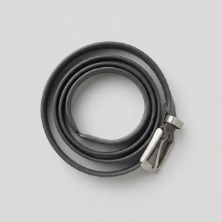 Archive Charcoal Waxed Canvas Belt