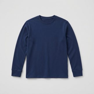 Everyday Navy Slub Jersey Long-Sleeve Tee