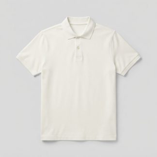 Winter Off-White Pima Cotton Polo Shirt