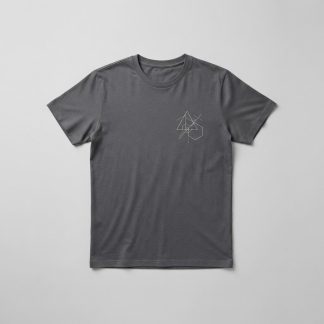 Summer Charcoal Combed Cotton Printed Tee