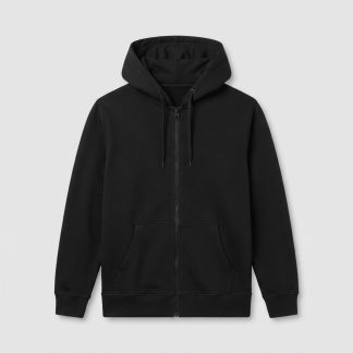 Archive Black Heavyweight Jersey Zip Hoodie